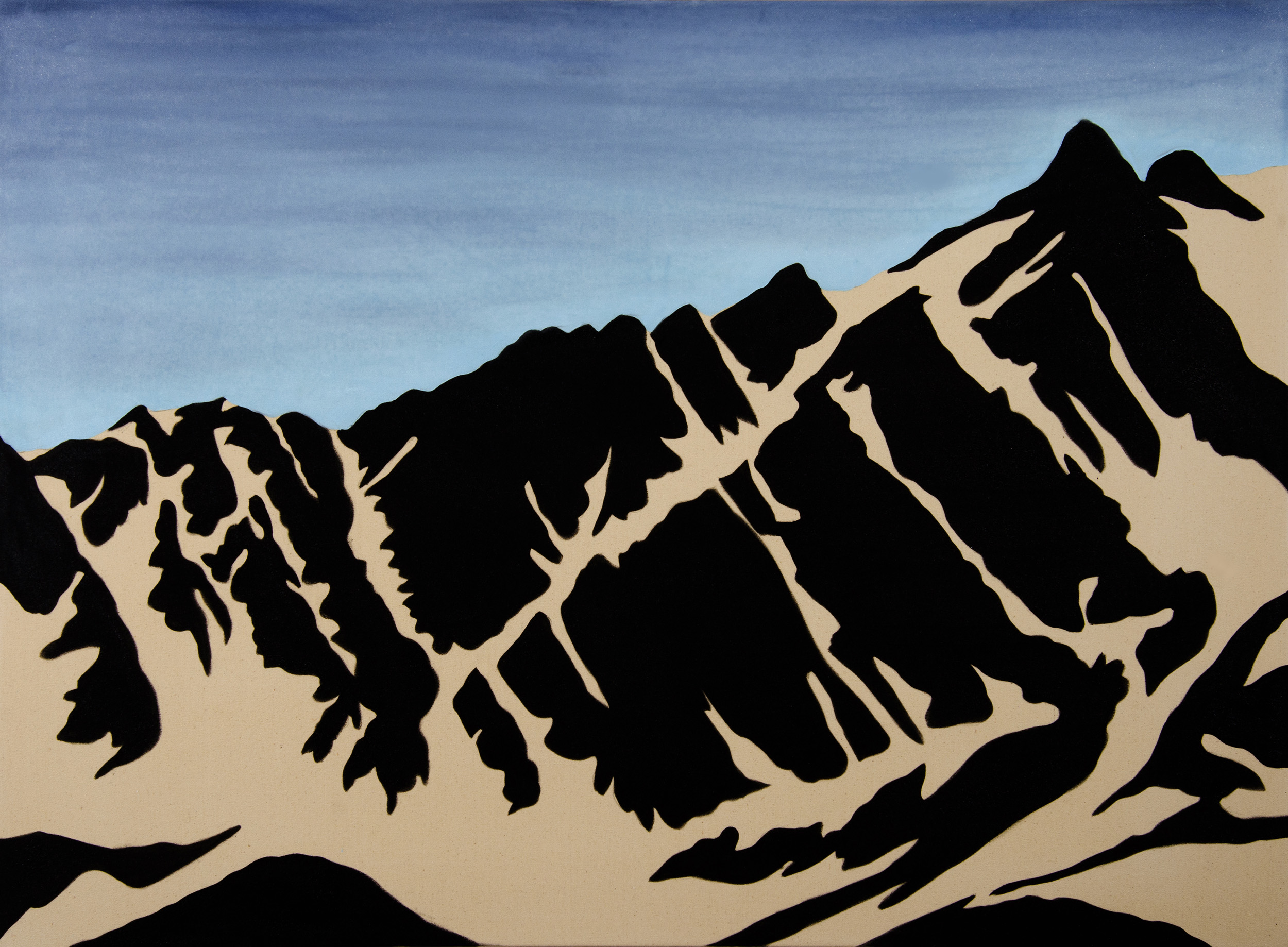 Mountains, oil on canvas 135x100 cm, 2016