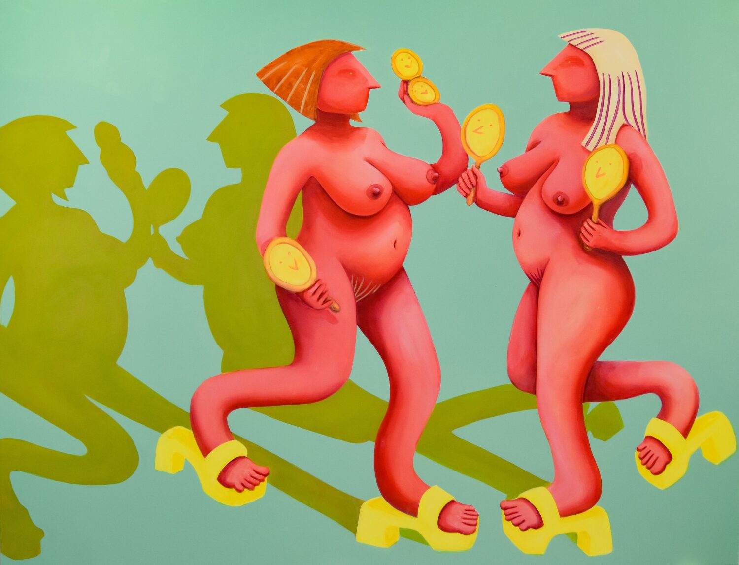 Tamara Malcher, Reflections 2020 acrylic paint on canvas 200 x 250 cm 