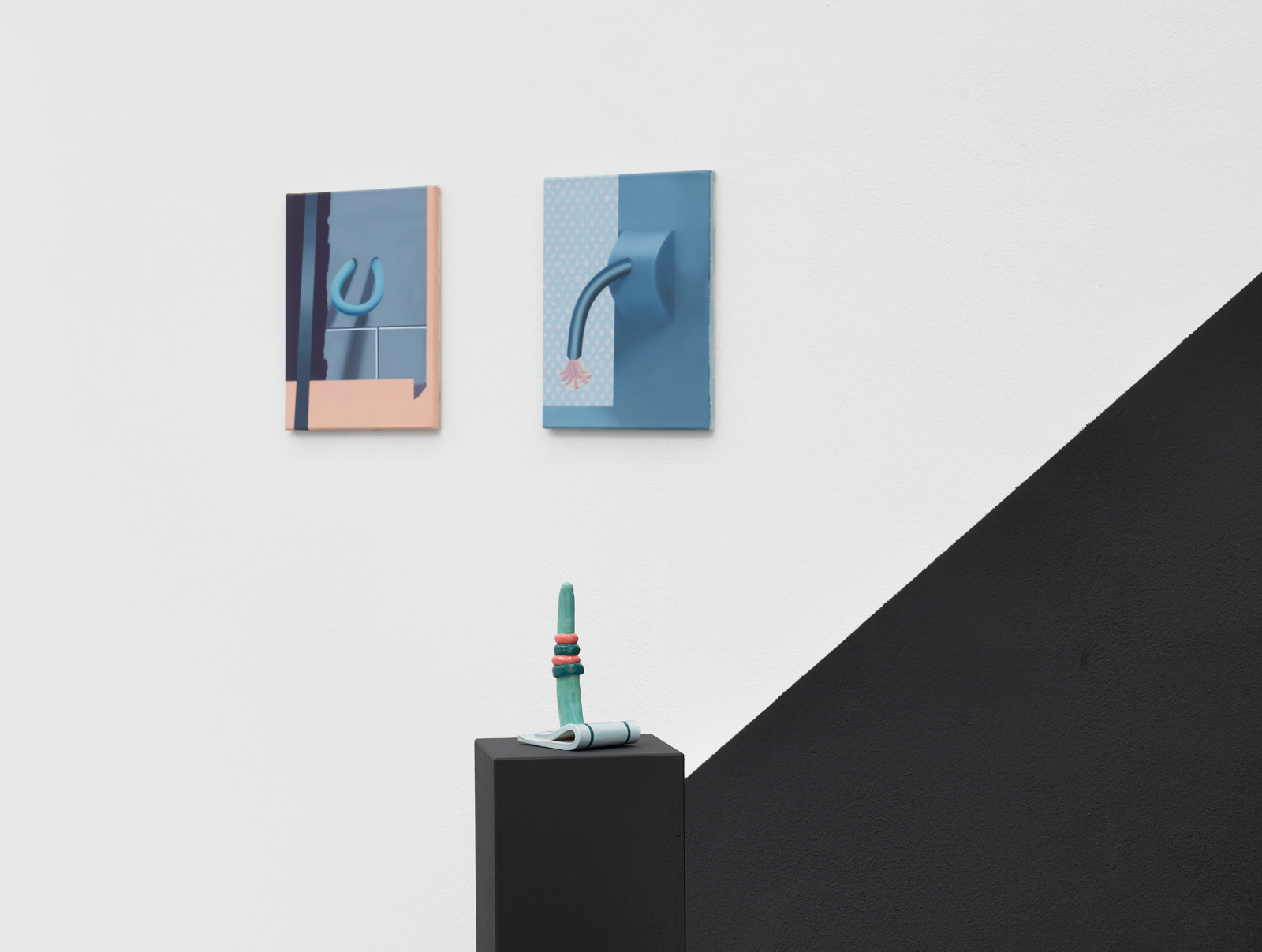 Anna Nero, Fingers in Many Pies, installation view Berlin, 2020 courtesy Galerie Feldbusch Wiesner Rudolph