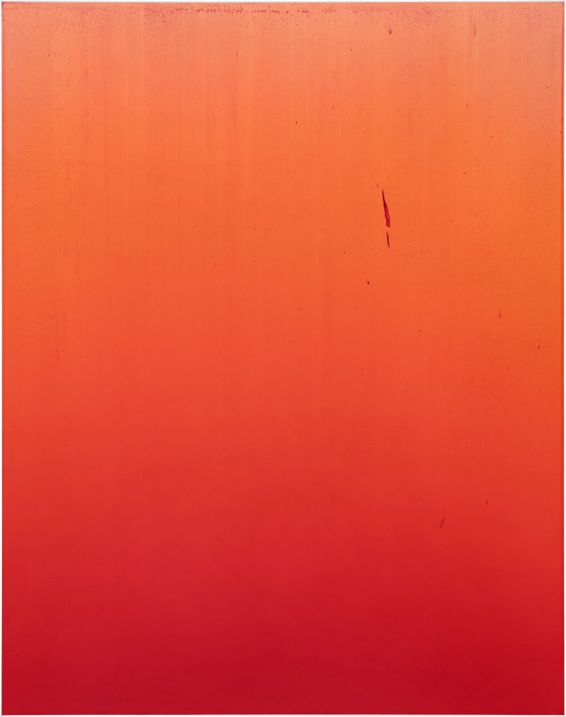 Benedikt Leonhardt, Untitled (BO-CR-ACH-BV), Acrylic on canvas, 200 x 158 cm, 2021. Photo Carsten Humme